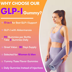 Beyyoly GLP-I gummy label closeup shows vegan and gluten-free traits.