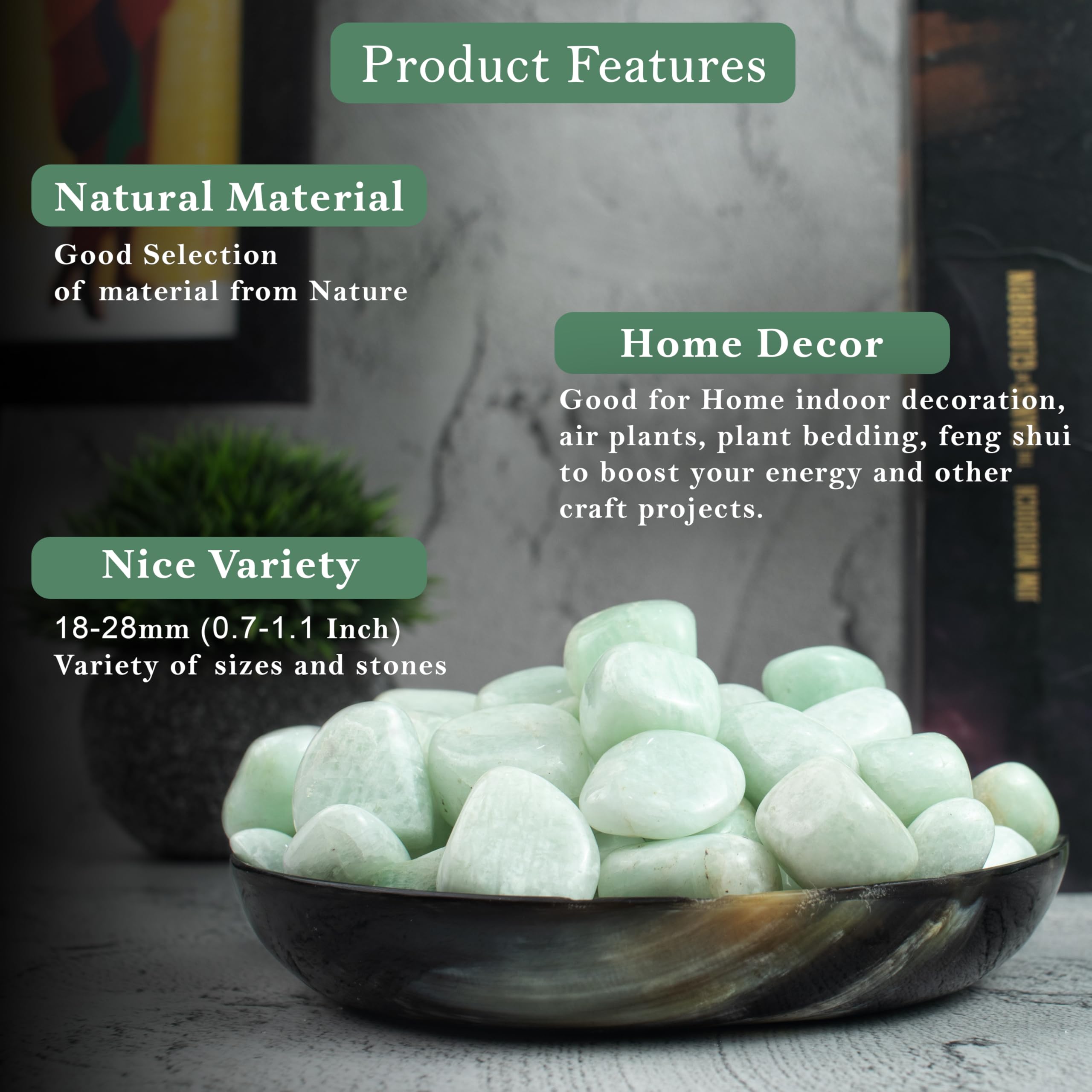 BEZAVO Amazonite stones for crystal grids and meditation setups with calming hues.