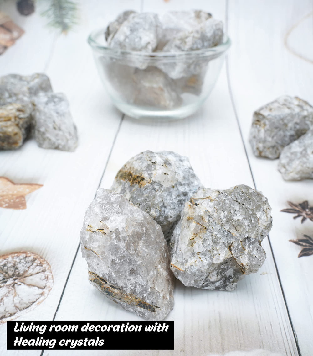 BEZAVO Black Rutile rough stones presented as a thoughtful gift idea.