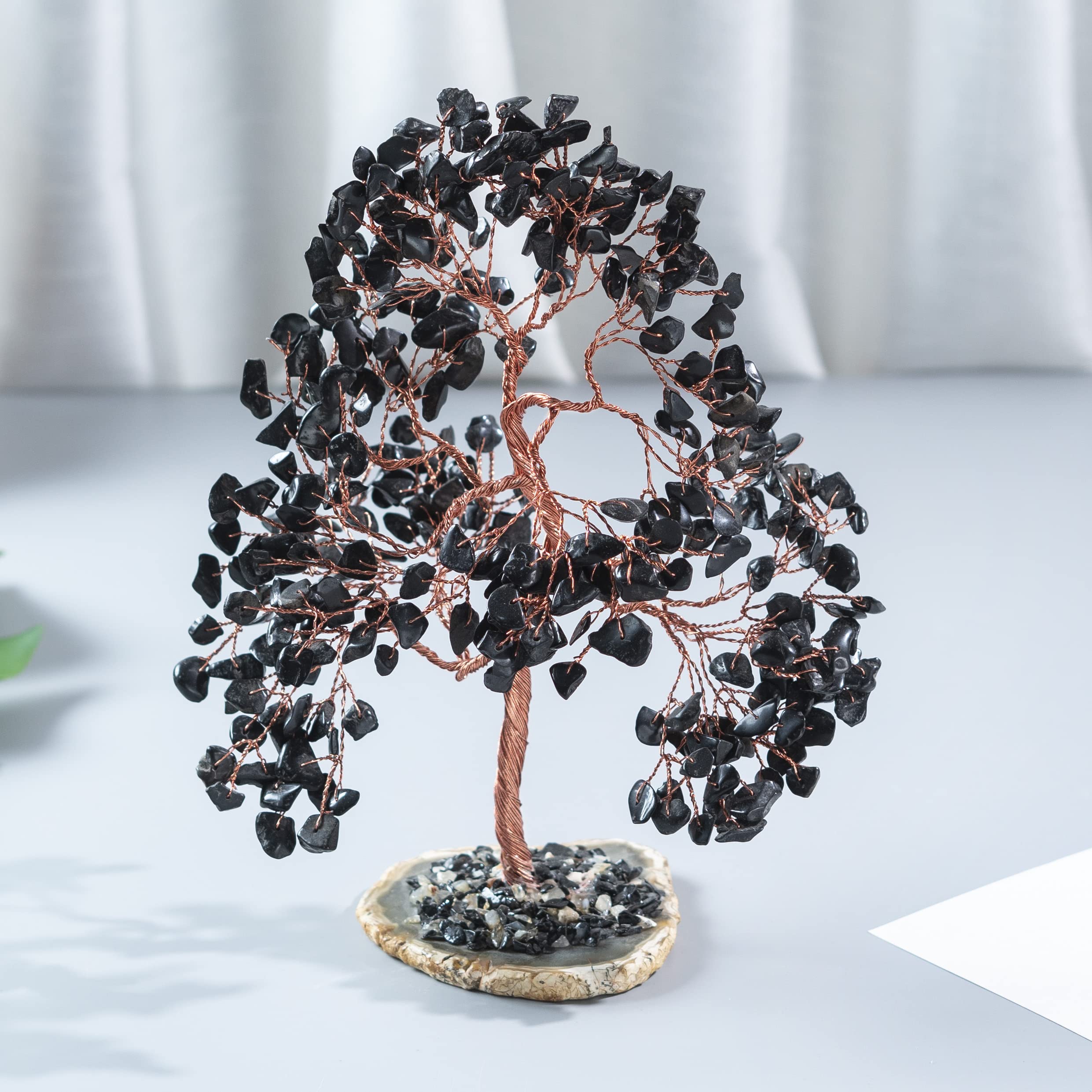 BEZAVO Black Tourmaline Tree of Life bedroom spa corner accent