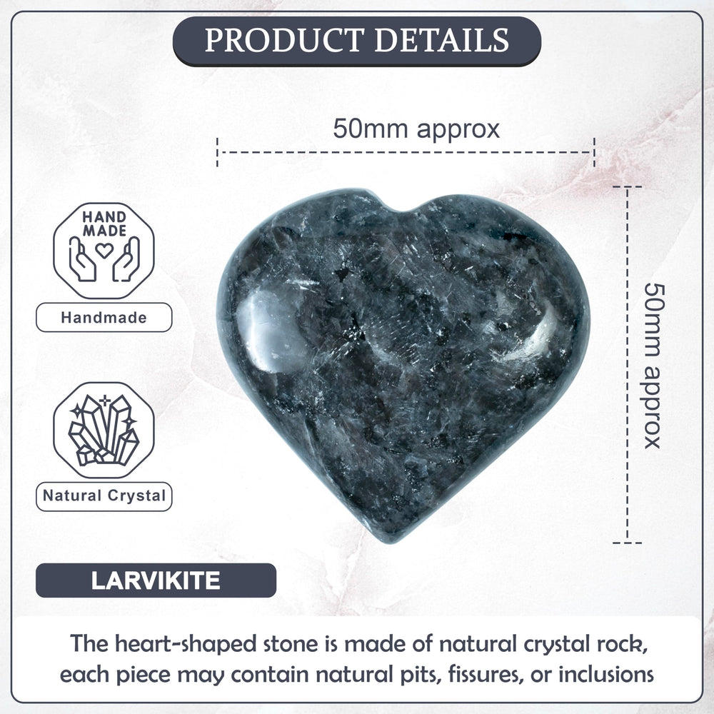 BEZAVO chakra balancing heart stone suitable for crystal grids and rituals.