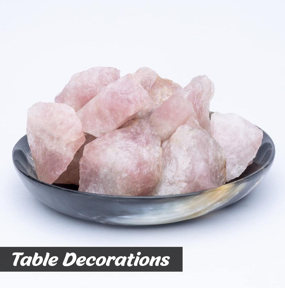 BEZAVO Rose Quartz rough stones for Reiki practice and energy work