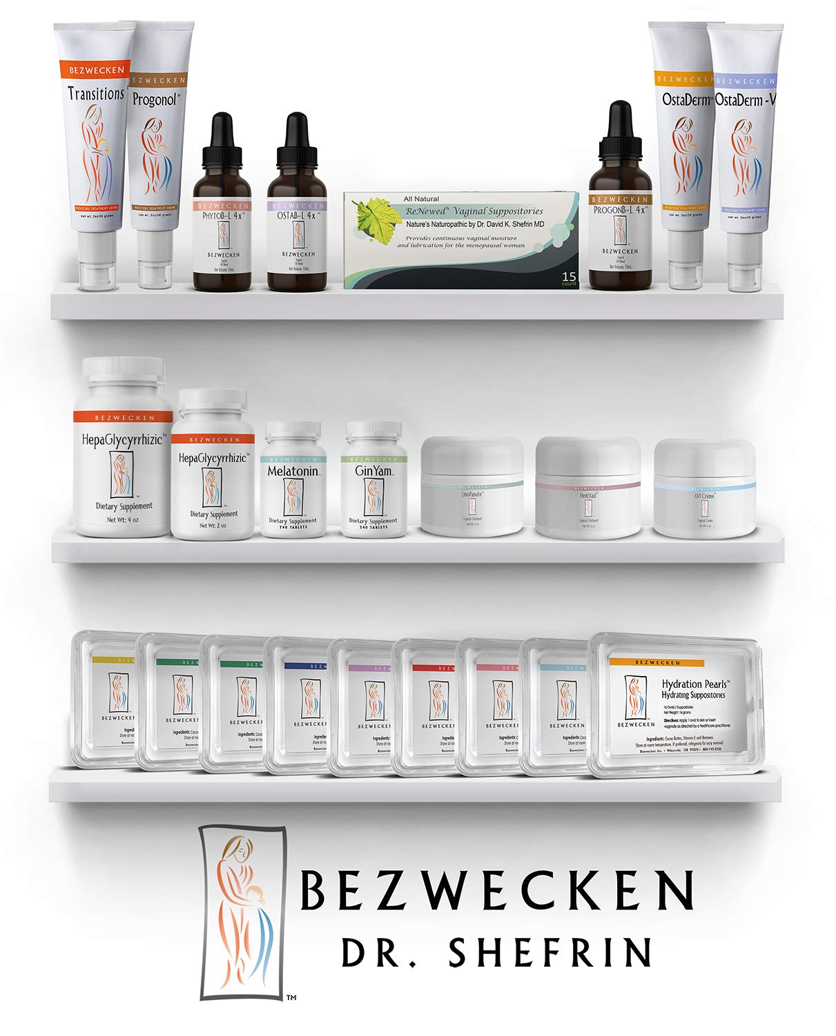 Bezwecken DHEA Ovals close-up showing oval shape for easy insertion.