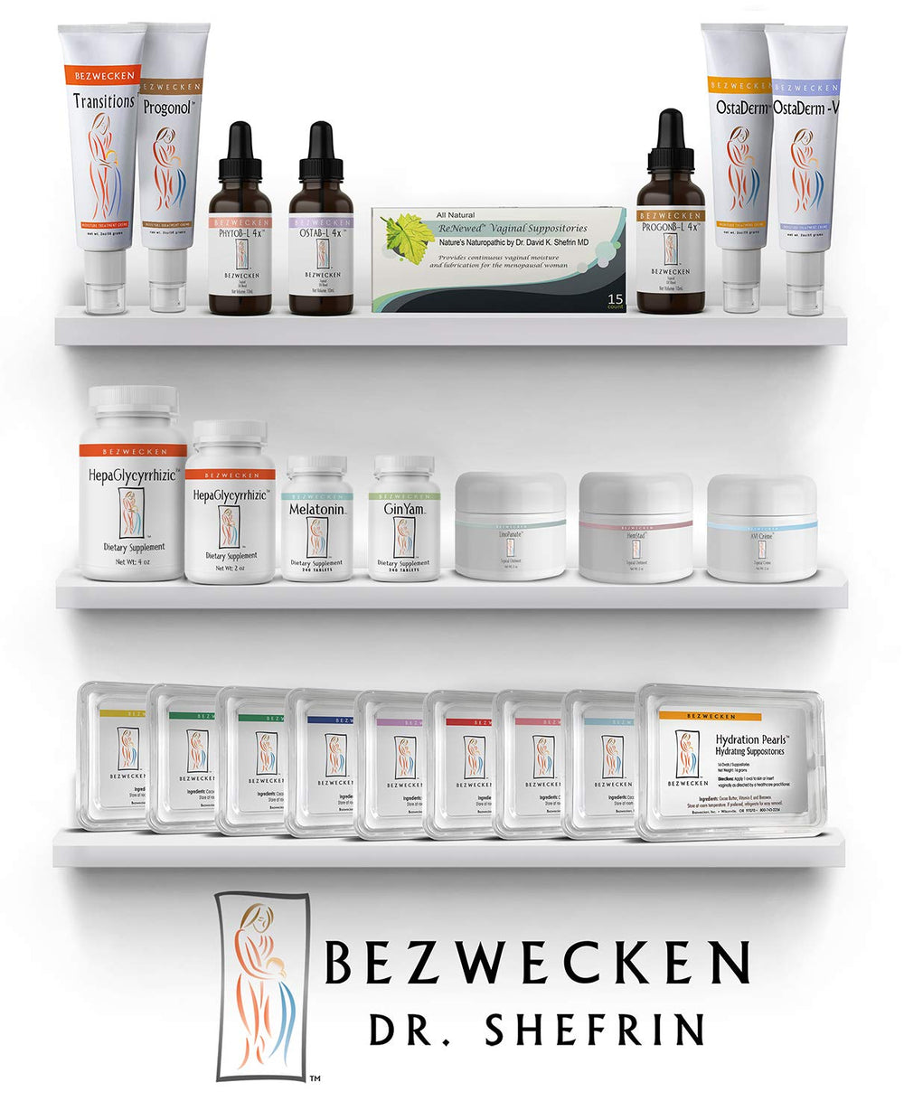 Bezwecken DHEA Ovals close-up showing oval shape for easy insertion.