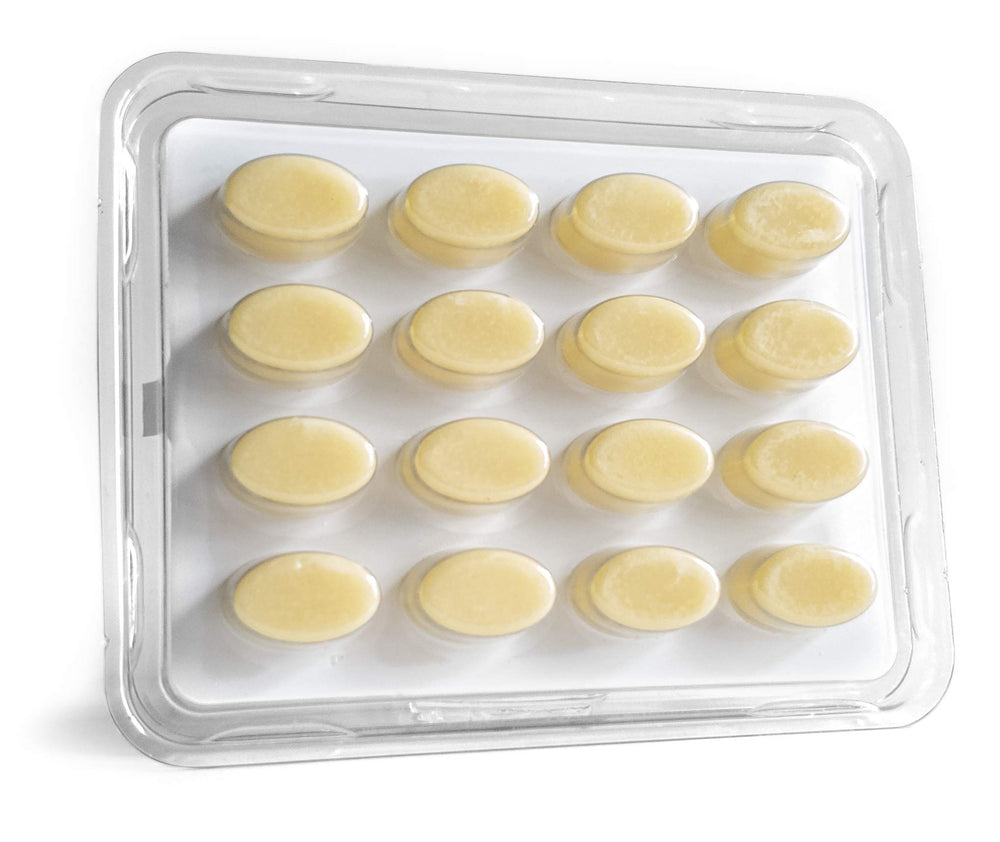 Bezwecken E.P. Ovals stored in freezer for solidification and storage