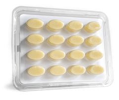 Bezwecken E.P. Ovals stored in freezer for solidification and storage