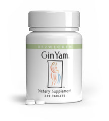 Bezwecken Gin Yam tablet close-up; compact size supports easy daily menopause management.