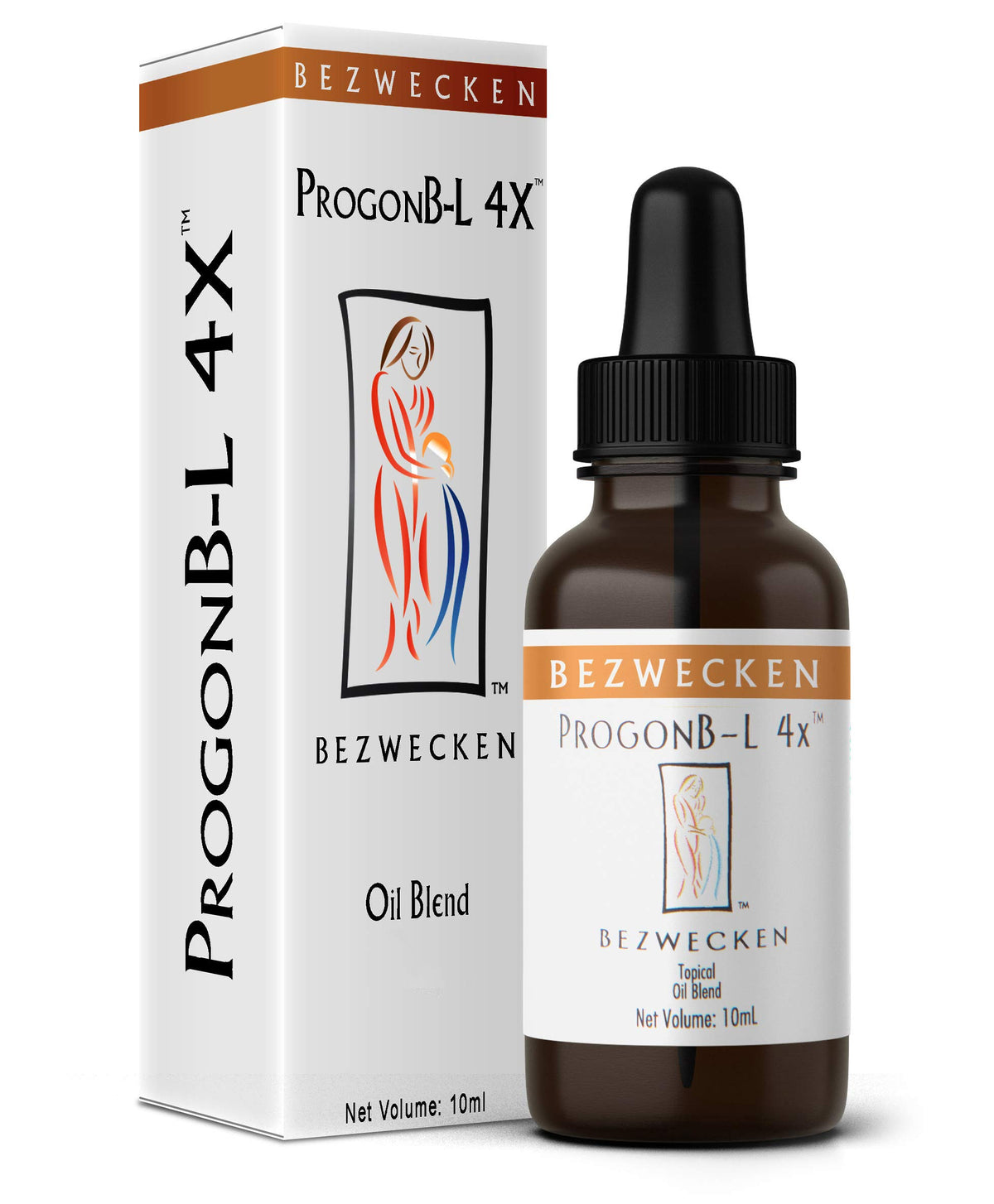 Bezwecken ProgonB-L bottle top view for easy, on-the-go topical use.