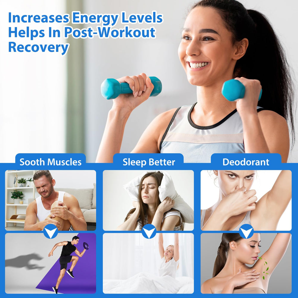 BHMSHY Magnesium Oil Spray used as a natural deodorant option.