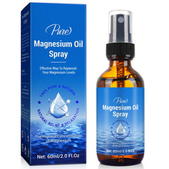 BHMSHY Magnesium Oil Spray bottle shown for convenient on-the-go application.