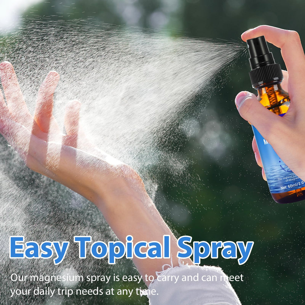 BHMSHY magnesium oil nourishes skin with a natural, refreshing sensation.