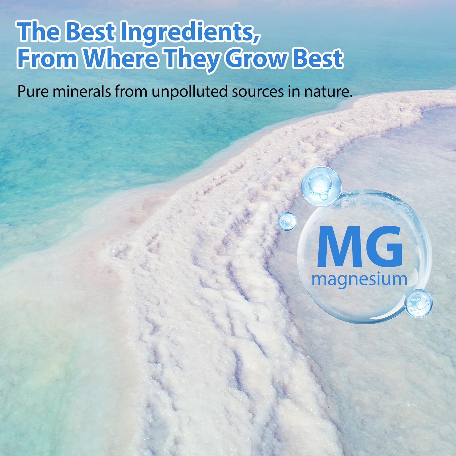 BHMSHY Magnesium Oil Spray being applied to skin for quick refreshment.