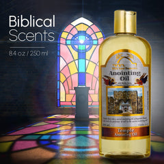 Close look at Galilee olive oil blend in Bible Land Treasures Anointing Oil for meditation.