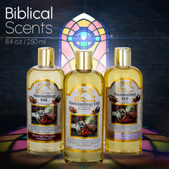 Bible Land Treasures Frankincense, Myrrh, Spikenard oil bottle for focus and devotion
