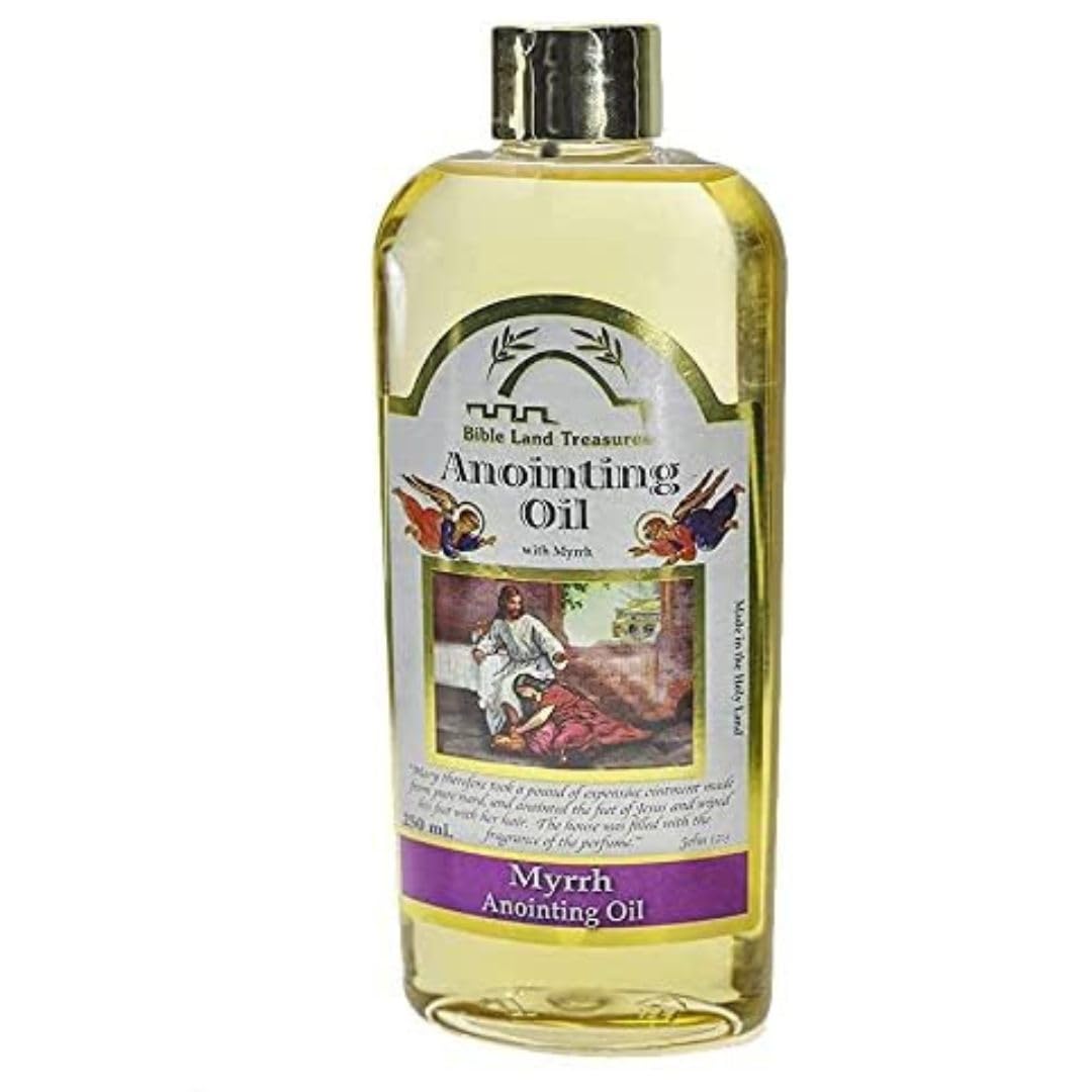 Bible Land Treasures Lily of the Valley oil bottle for prayer and spiritual purification.