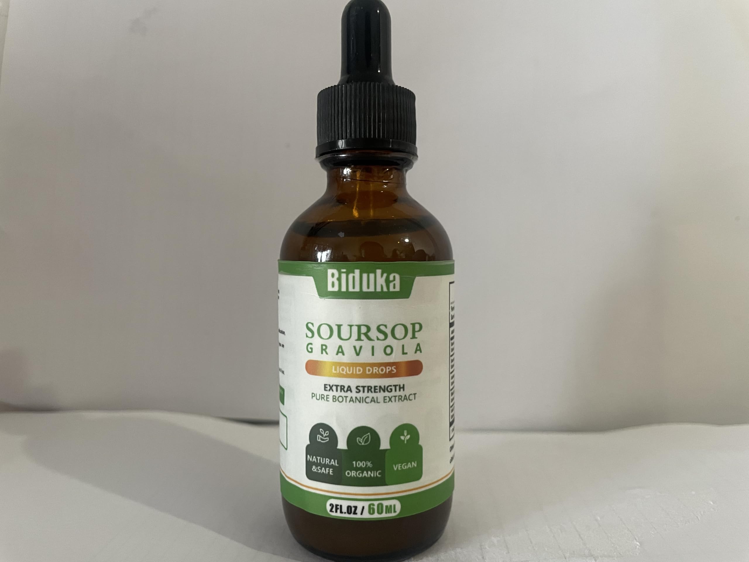 Biduka Lab-tested purity label emphasizes quality and safety.