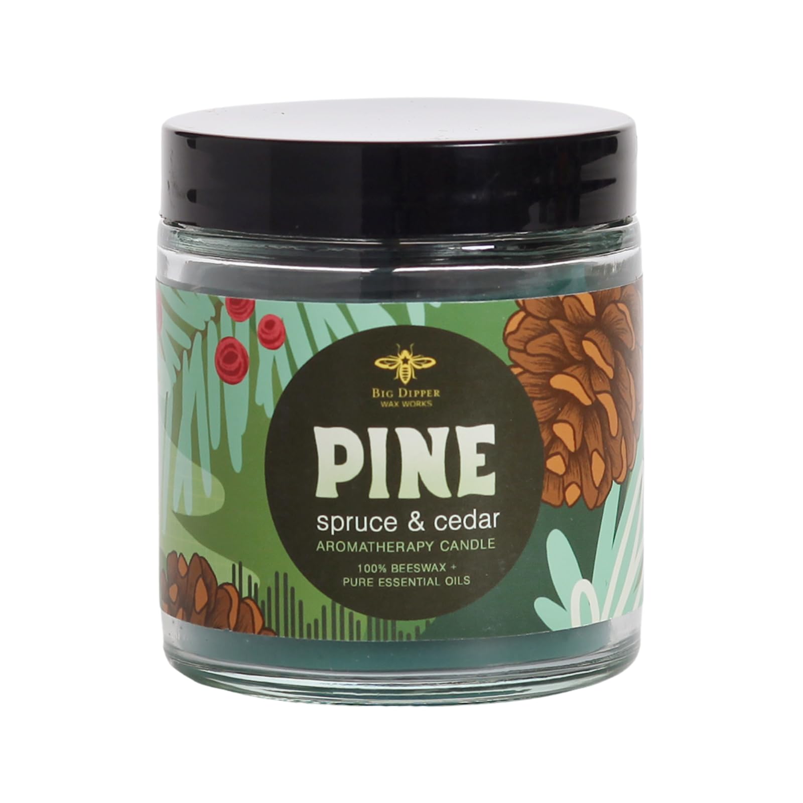 Big Dipper Wax Works pine candle for grounding scent and cozy seasonal vibes.
