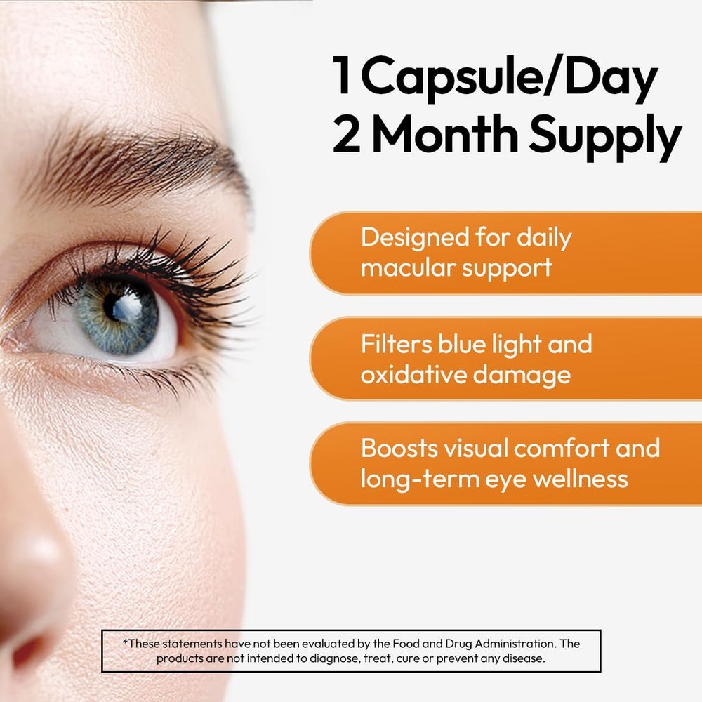 BIGVITA CoCrystal Lutein+ capsules show triple-action formula