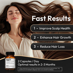 BigVITA capsules close-up highlighting easy daily dosing for hair support
