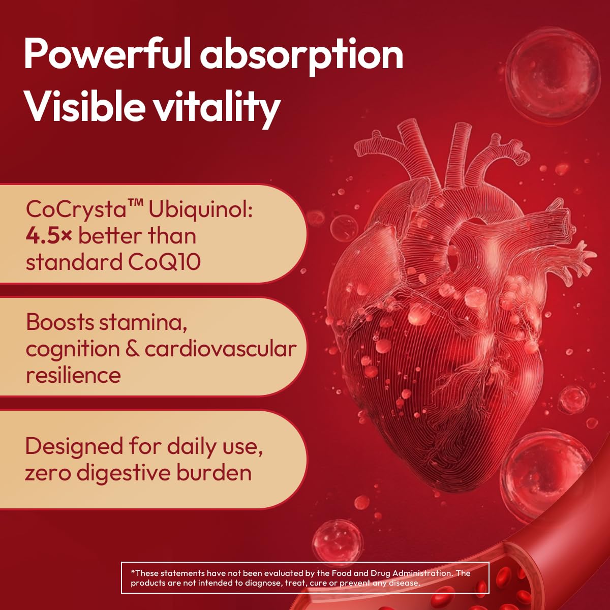 BIGVITA PQQ SOD Bioperine blend label with enhanced absorption benefits for cellular vitality.