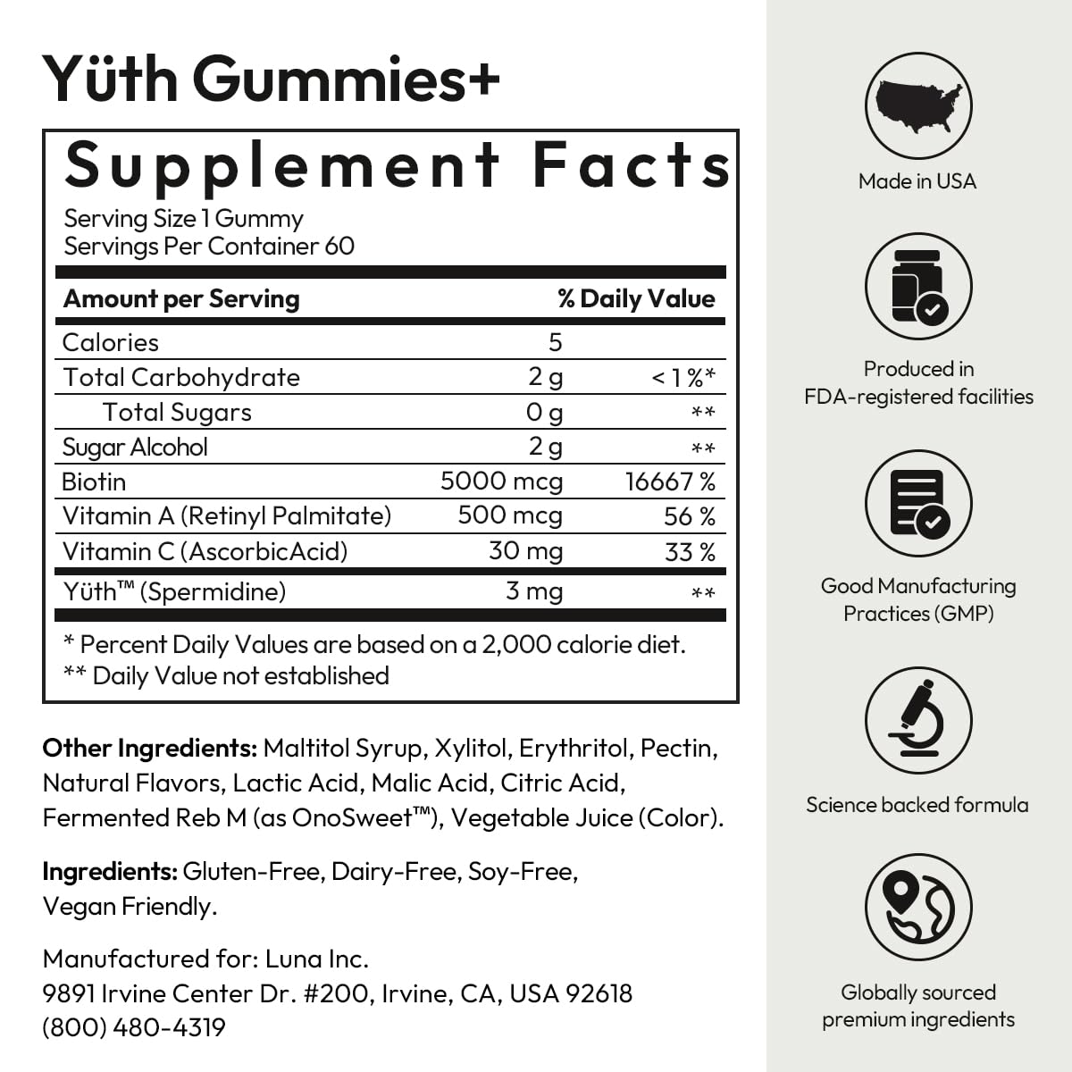 Gummies displayed on a bathroom counter as part of routine.