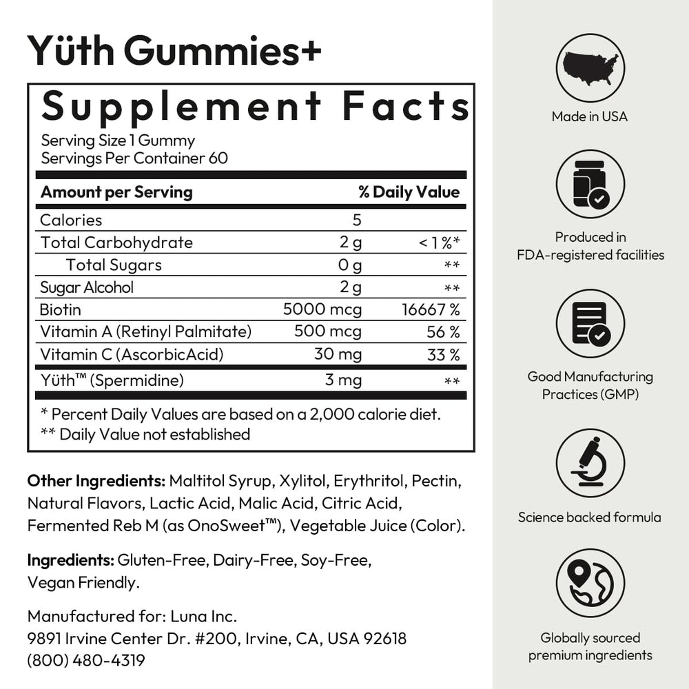 Gummies displayed on a bathroom counter as part of routine.
