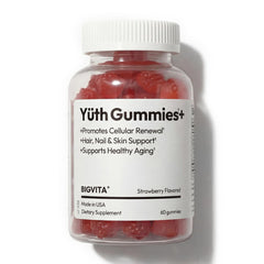 BIGVITA Yuth Gummies bottle front view for daily wellness.