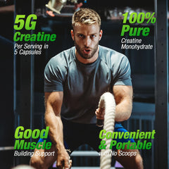 BIKAYALUE Creatine Monohydrate label close-up highlights dosage and purity.