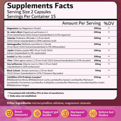 BIKAYALUE menopause capsules closeup emphasizing the 18-in-1 blend for menopause support