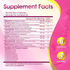 BIKAYALUE menopause ingredients list highlighting the 18-in-1 blend.