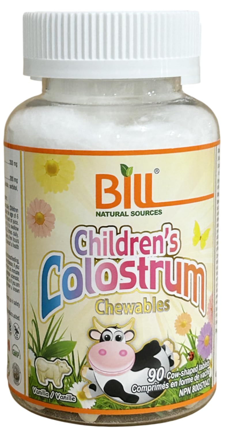 Bill Beauty Children's Colostrum Chewables flavor outlook; kid-friendly option that may support daily wellness