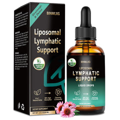 BINMLXG lymphatic drainage drops bottle for daily wellness support.