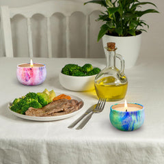 BINYUAN aromatherapy candles 9-pack colorful jars elevating any space.
