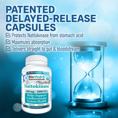 Bio Absorb Nattokinase delayed-release capsule demonstrates DRcaps protection