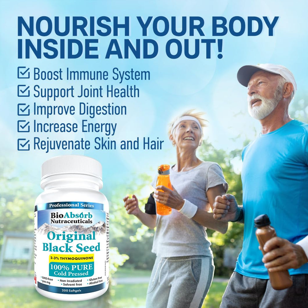 Turkey-sourced black cumin seeds used in Bio Absorb capsules.