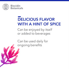 Biotonic tincture bottle label showing herbal adaptogen blend.