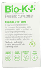 Bio-K Plus DailyCare capsules close-up showing texture for easy swallowing