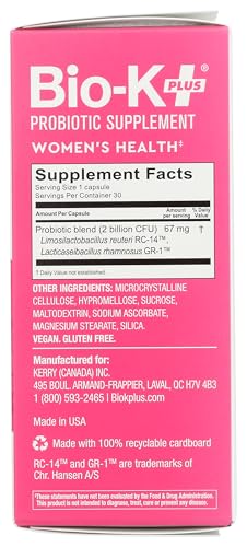 Bio-K Plus Porbiocs bottle on shelf ready for daily wellness.