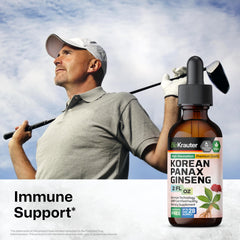 BIO KRAUTER Ginseng liquid drops dispense for quick, convenient focus on the go.