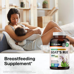 BIO KRAUTER goats rue capsules packaging—clear dosage information for easy use.