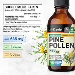 Amber liquid in glass bottle highlights alcohol-free, clean formula