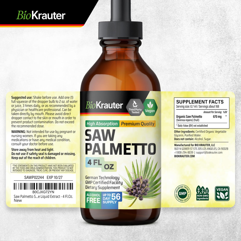 BIO KRAUTER 56-day supply emphasizes long-term daily use