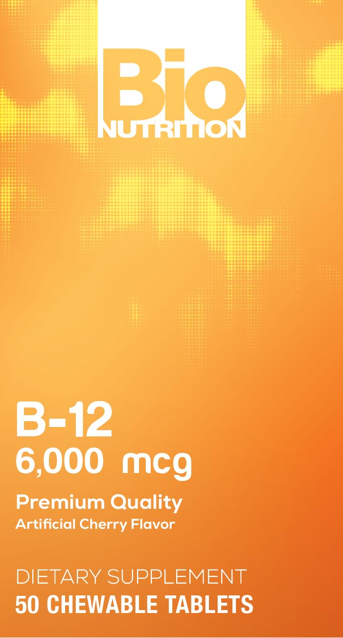 Ingredient panel of Bio Nutrition B-12 Sublingual Tablet.