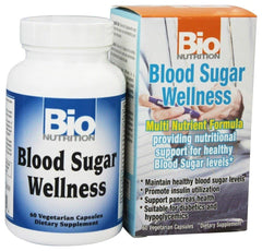 Bio Nutrition Blood Sugar Wellness bottle ready for daily supplement routine.