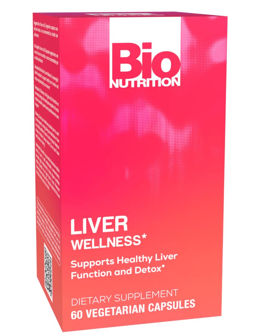 Bio Nutrition Liver Wellness bottle front, illustrating liver support and detox-friendly formula.