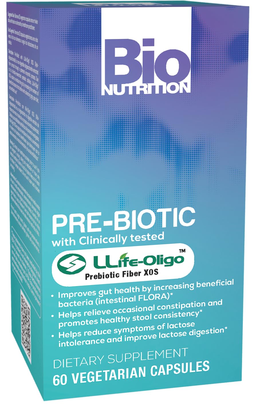 Bio Nutrition Life Oligo XOS bottle shown, supports digestive wellness and gut balance.