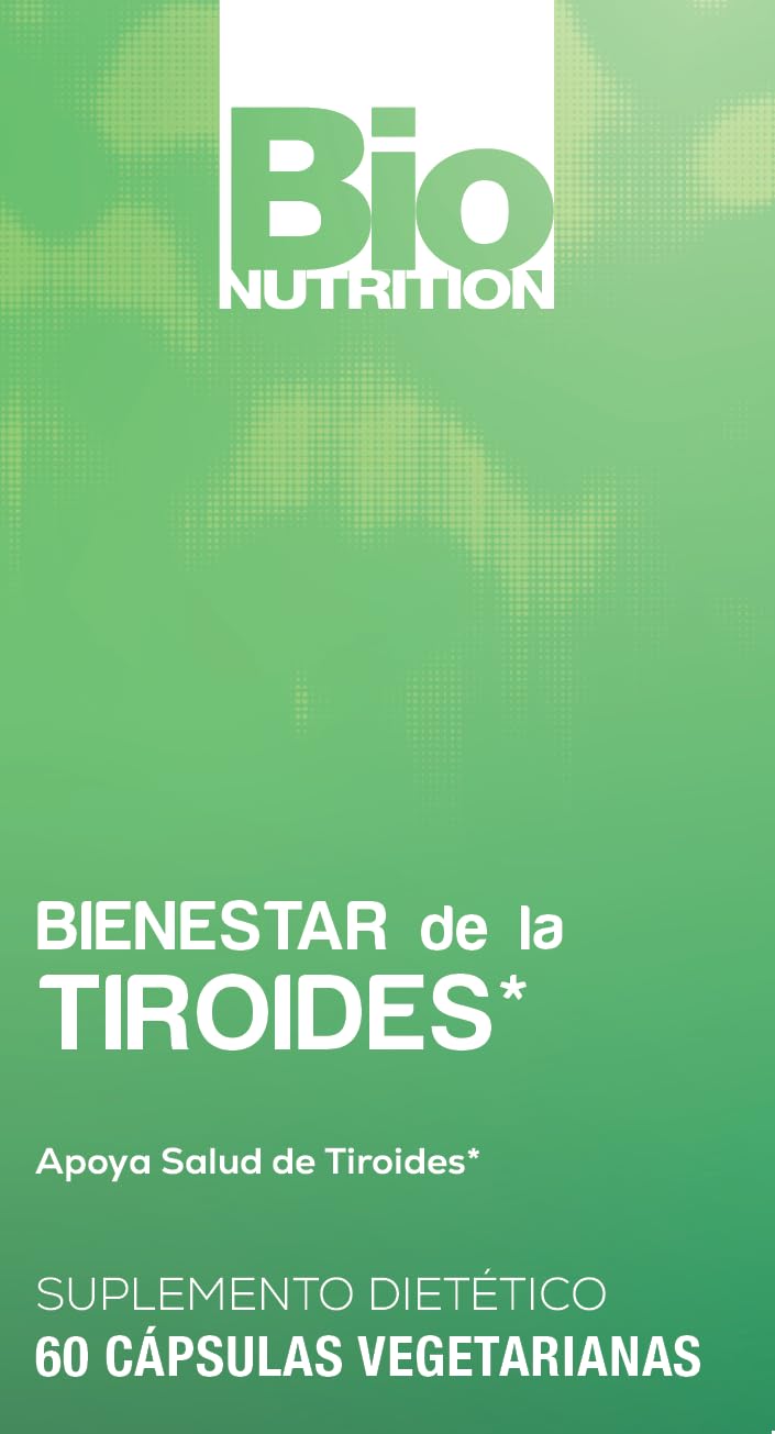 Label on Bio Nutrition Thyroid Wellness shows iodine and minerals.