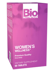 Bio Nutrition Women Wellness Tabs bottle front view, highlighting daily wellness potential