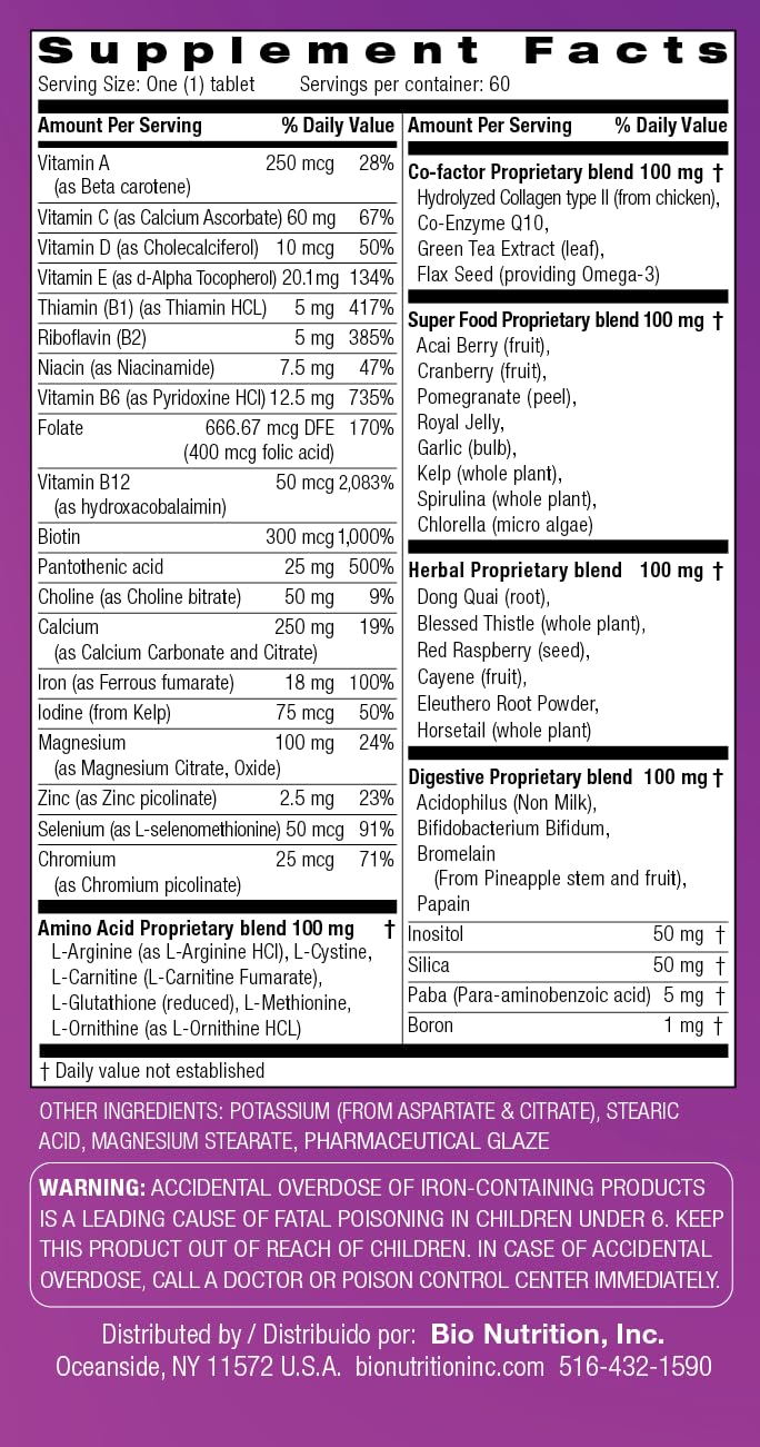 Bio Nutrition Women Wellness Tabs in-use scene, simple daily support idea