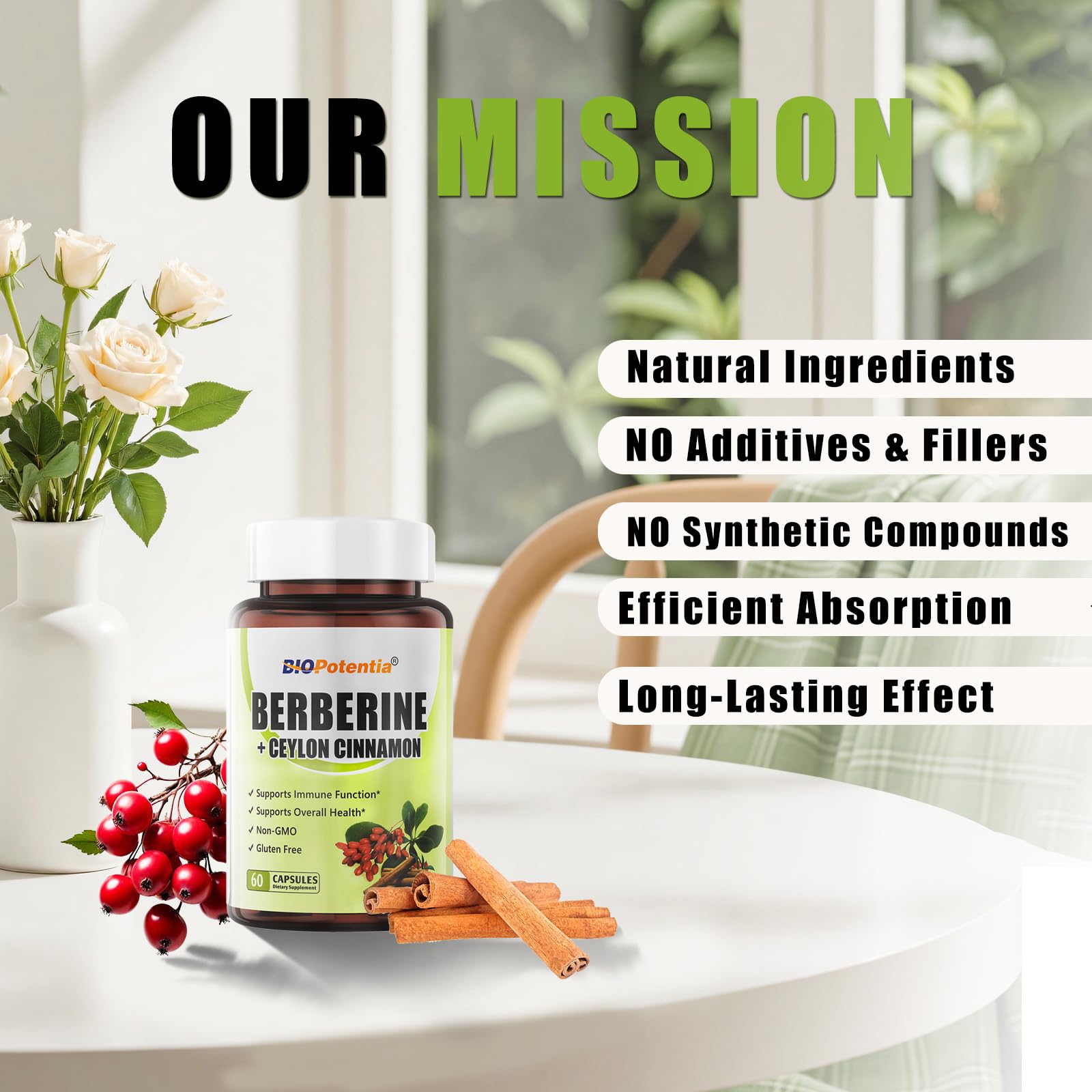 BIO POTENTIA production in a CGMP facility signals quality and safety.